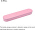 uxcell Metal Tin Box, 6pcs 6.89" x 1.5" x 0.79" Empty Tinplate Containers with Hinged Lids, Pink, for Home Organizer, Candles, Gifts, Car Keys, Cr...