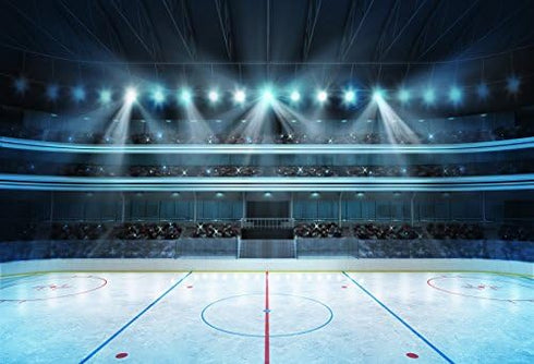Ice Hockey Sport Photography Backdrops - Photo Background - Yeele 5x3ft Stadium Sports Match Backdrop Pictures Newborn Boy Children Photo Booth Sh...