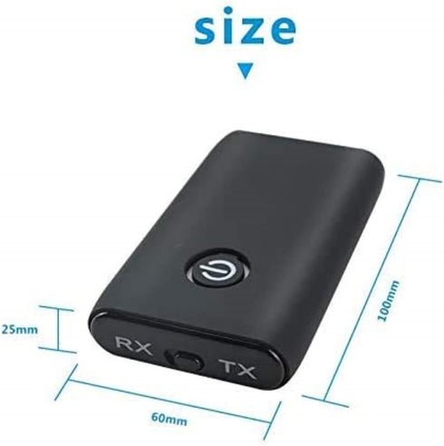Bluetooth RCA Adapter,3 in 1 Bluetooth Transmitter,5.0 Bluetooth Audio Adapter, Bluetooth Adapter with NFC and Remote Support,3.5mm AUX RCA Optica...