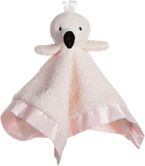Apricot Lamb Stuffed Animals Flamingo Security Blanket Infant Nursery Character Blanket Luxury Snuggler Plush Baby Lovey(Flamingo, 13 Inches)...