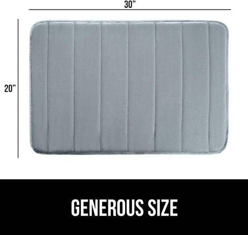 GORILLA GRIP Memory Foam Bath Mat, Soft Absorbent US Designed Bathroom Rug, Gripping Dots Machine Washable Bathmat, Cushioned Floor Mats, Shower S...