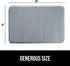 GORILLA GRIP Memory Foam Bath Mat, Soft Absorbent US Designed Bathroom Rug, Gripping Dots Machine Washable Bathmat, Cushioned Floor Mats, Shower S...