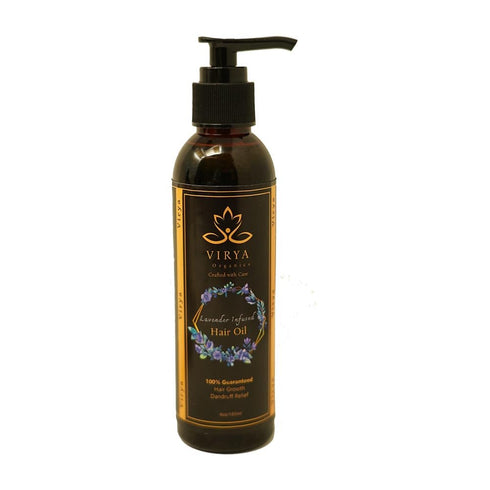 Lavender Infused Hair Growth Oil | For All Hair Types | 13 Ayurvedic Ingredients | Eliminates Dandruff | Reverses Premature Graying...