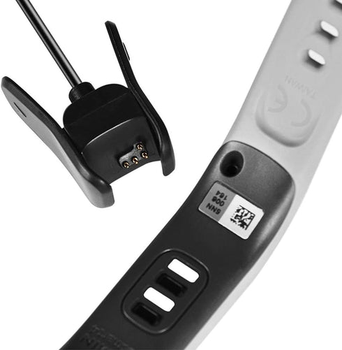 Charger for Garmin Vivosmart 4, Replacement Charging Data Cable Clip Cord for Garmin Vivosmart 4 (Black, 2Pack)...