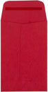 LUXPaper #4 Coin Envelopes | Peel & Press | 3'' x 4 1/2'' | Ruby Red | 80lb. Text | 50 Qty...