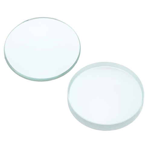 PATIKIL 10cm Focal Length 50mm Double Convex and 10cm Focal Length 50mm Double Concave Lens 1 Set, 2 Pack Glass Optically Polished Round Edges Len...