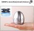 Egg Timer Wind up Kitchen Cooking Timer Reminder Mechanical Reminder Cute Mechanical Rotating Alarm with 60 Minutes for Cooking (Silver)...