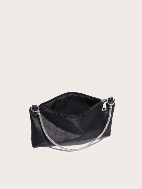 GORGLITTER Women's Evening Bag Rhinestone Chain Purse Sparkly Clutch Purse Handbag Sparkly Square Bag...