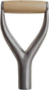 Shovel D Grip Handle, Reusable Y Grip Replacement Forks Garden Snow Removal Shovel with Wooden Grip for Digging Raking Tool(Silver)...