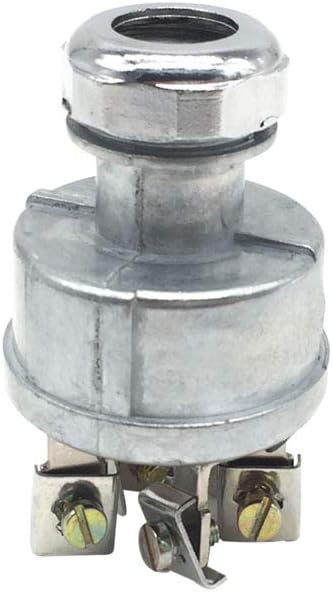272041 Ignition Switch for Hyster 2394129 Clark D147482 Daewoo Forklift 108066, Silver, Ignition, Manual...