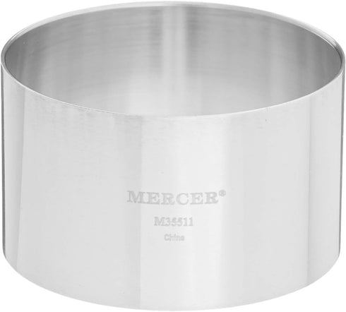 Mercer Culinary Steel Ring Mold Chef, 3 Inch x 1.75 Inch, Stainless...
