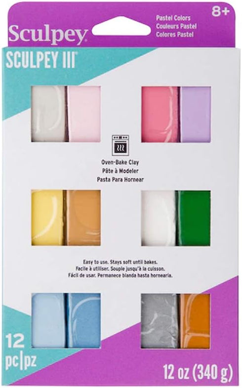 Sculpey III Pastel Multipack Oven Bake Clay...
