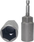 1/4 inch Drive Socket Wrench with Hexagonal Shank Deepened Electric Wrench Adapter Nut Drill Tool 2-pcs (19mm)...