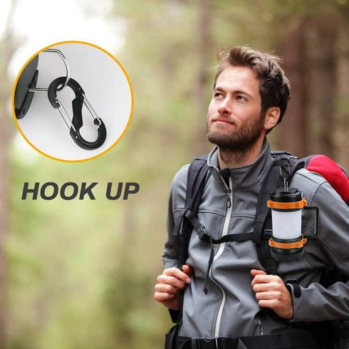 Camping Lantern Rechargeable , Alpswolf Camping Flashlight 4000 Capacity Power Bank,6 Modes, IPX4 Waterproof, Led Lantern Camping, Hiking, Outdoor...