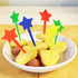 Comicfs 250 Pcs Plastic Star Toothpicks Picks for Appetizers, 3.5'' Fruit Fork Cocktail Sticks Disposable, Cocktail Sticks and Cocktail Picks for ...