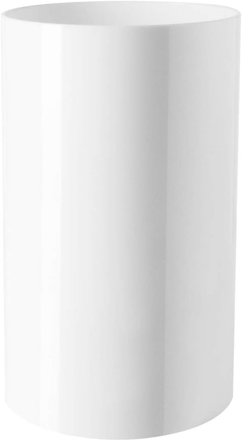 Royal Imports Flower Acrylic Vases Cylinders - Decorative Centerpiece Display for Home or Wedding - Non Breakable Plastic, 5X8 - White...