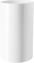 Royal Imports Flower Acrylic Vases Cylinders - Decorative Centerpiece Display for Home or Wedding - Non Breakable Plastic, 5X8 - White...