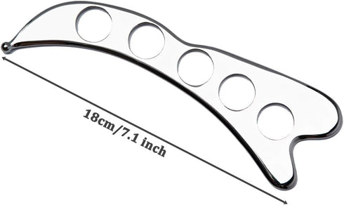 FeelFree Sport Stainless Steel Guasha Scraping Massage Tool for Soft Tissue, Physical Therapy Stuff Used for Back, Legs, Arms, Neck, Shoulder...