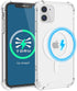 TORU MX Slim for iPhone 11 Magnetic Case, Compatible with Magsafe, Hybrid Transparent HD Clear Case with Detachable Wrist Strap, Scratch Resistant...