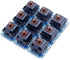 Key Switch Breakout Prototype PCB Board with 5 Pins Black Switches Key Click with R2 Keycap Compatible with Mechanical Keyboard(Packaged 9 sets)...
