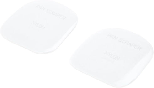 Fox Run Nylon Pot/Pan Scraper, Set of 2, White...
