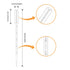100 Pcs 5ML Plastic Transfer Pipettes for Essential Oils,liquids,Graduated...