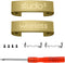Studio 3 Hinge Headband Connector Replacement Metal Repair Parts Compatible with Beats Studio 3.0 Wireless Over-Ear Headphones Repair Kit (Gold)...