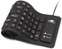sungwoo Foldable Silicone Keyboard USB Wired Waterproof Rollup Keyboard for PC Notebook Laptop (All Black)...