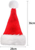 LOKIPA Christmas Santa Hat for Kids, Soft Plush Xmas Santa Hat for kids with Thicken Classic Fur (15X11 Inch for Age 3+ Child)...