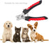 Small Dog Nail Clippers, Cat Nail Clippers, Suitable for Rabbits, Birds, Etc. (Red)...