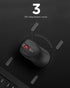 Lenovo USB-C Rechargeable Silent Mouse (WL500) - Silent Buttons, USB-C Rechargeable, Ambidextrous Grip, Adjustable DPI - Plug-and-Play 2.4G Receiv...
