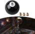 Pack-1 Car Spherical Shift Knob, Round 8 Ball Billiard Car Shift Knob with Adapters, Car Modification Gear Lever Kit, Universal for Most Cars, Tru...