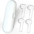 Electric Toothbrush Travel Case for Oral-B Toothbrushes - 4 Pcs Toothbrush Head Covers Compatible with Oral B Electric Toothbrush Heads (White)...