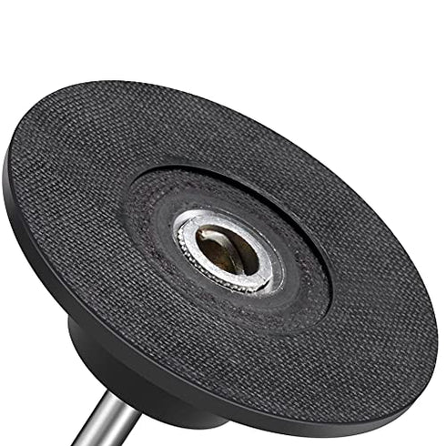 YAKAMOZ 2 Pcs 3 Inch Roll Lock Sanding Disc Holder with 1/4" Shank Quick Change Roll Lock Sander Pad Holder Adapter for Power Drill Air Die Grinde...