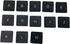 Keyboard keycaps + Hinge + Shrapnel for A1706 A1707 A1708 A1534(2017) 26 Letter Key caps from A to N Key Cap (E Key Cap)...