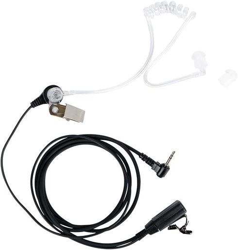 Caroo 1 Pin 2.5mm Earpiece Headset with PTT Mic for Motorola Talkabout MH230R MR350R T200 T200TP T260 Two Way Radio Accessories with Covert Acoust...