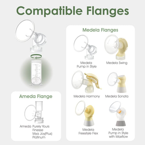 Maymom 1.5 Oz Container Designed for Colostrum & Milk Storage; Leak Proof Lids, Breastmilk Freezer or Refrigerator Storage, Made without BPA; 4pc/...