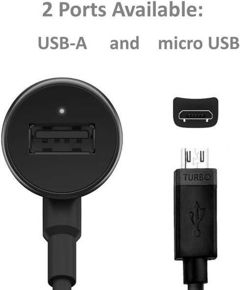 Motorola TurboPower 25 Rapid Charge Car Charger - Retail Packaging...