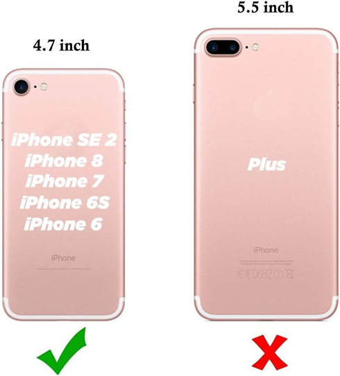 Case for iPhone SE 3/2(2022/2020 Edition) 8/7/6/6S/SE 2nd Generation Unique Outer Space Nebula Galaxy Design Matte Slim TPU Flexible Soft Silicone...