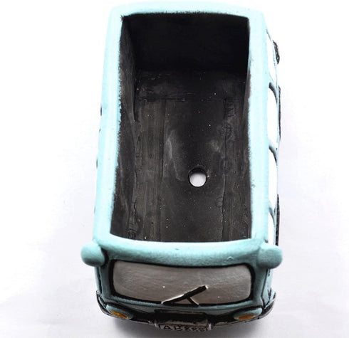 Green Bus Succulent Planter Pots, Small Plants Pot with Drainage Hole, Flower Pots Plant Containers for Home Indoor Outdoor Garden Decoration Pot...