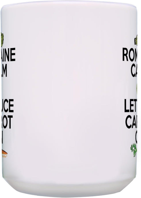 ThisWear Chef Gifts for Women Romain Calm Lettuce Carrot On Cooking Gifts 15oz Ceramic Coffee Mug with Handle...
