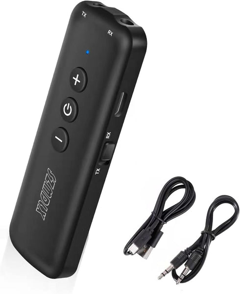 Bluetooth 5.0 Transmitter 3 in 1,Bluetooth Receiver,Wireless Adapter, Bluetooth Audio Adapter with 3.5mm AUX Stereo Output for TV, PC, car, Headse...