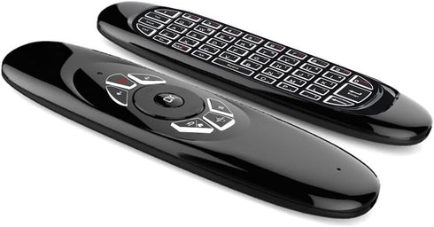 iPazzPort(7-Colors Backlit) Mini Wireless Keyboard Air Mouse Combo, 2.4G USB Dongle,Built in Rechargeable Battery,for PC,Desktop,Computer,Laptop,S...