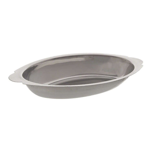 Winco Stainless Steel Oval Au Gratin Dish, 15-Ounce...