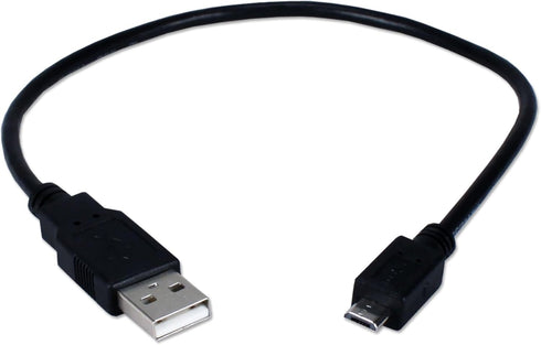 QVS USB Cable - 1 Ft - Black (CC2218C-01)...