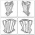 BUTTERICK PATTERNS B4254 Misses' Stays and Corsets, Size 6-8-10...