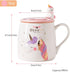 BigNoseDeer Unicorn Mug Cute Ceramic Coffee Mug with Lovely Unicorn Spoon, Morning Cup Novelty Coffee Tea Milk Christmas Mug Gift for Girls Magic ...