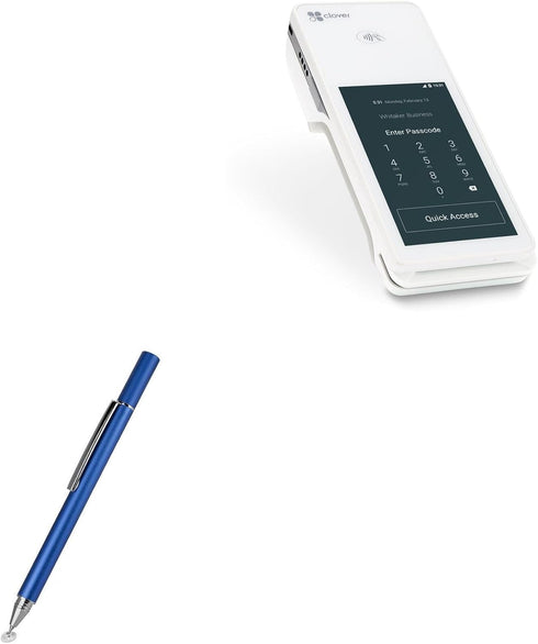 BoxWave Stylus Pen Compatible with Clover Flex - FineTouch Capacitive Stylus, Super Precise Stylus Pen for Clover Flex - Lunar Blue...
