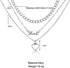 46 Pcs Gold Jewelry Set with 11Pcs Necklace, 11 Pcs anklet and 18 Pcs Earring Ear Cuff,6Hoop Earrings for Women Fashion Indie Costume Jewerly Pack...