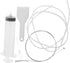 Water Dispensers Line Tool 4pcs refrigerator water cleaner fridge dredging kit Water Line Tool Clean Drain Outlet Dredging Tool drain hole remover...